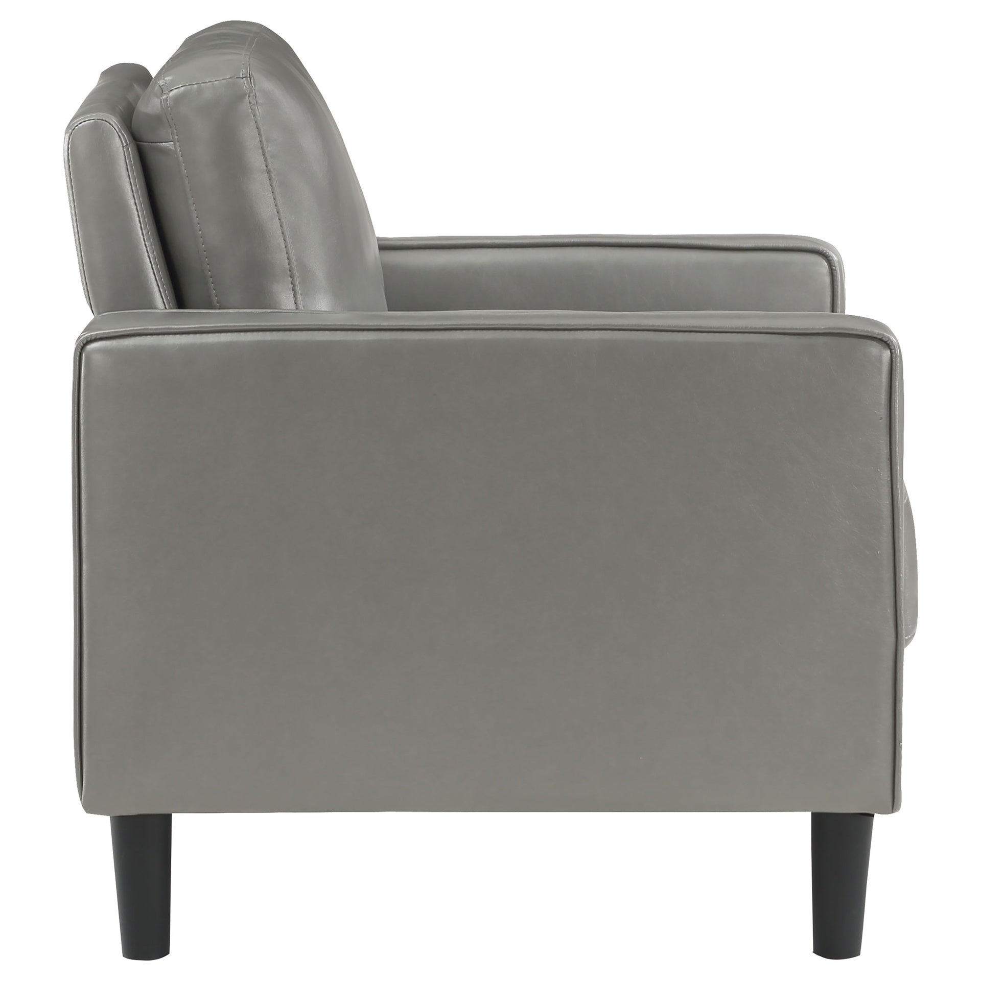 Farallone Grey 3-piece Track Arm Sofa Set