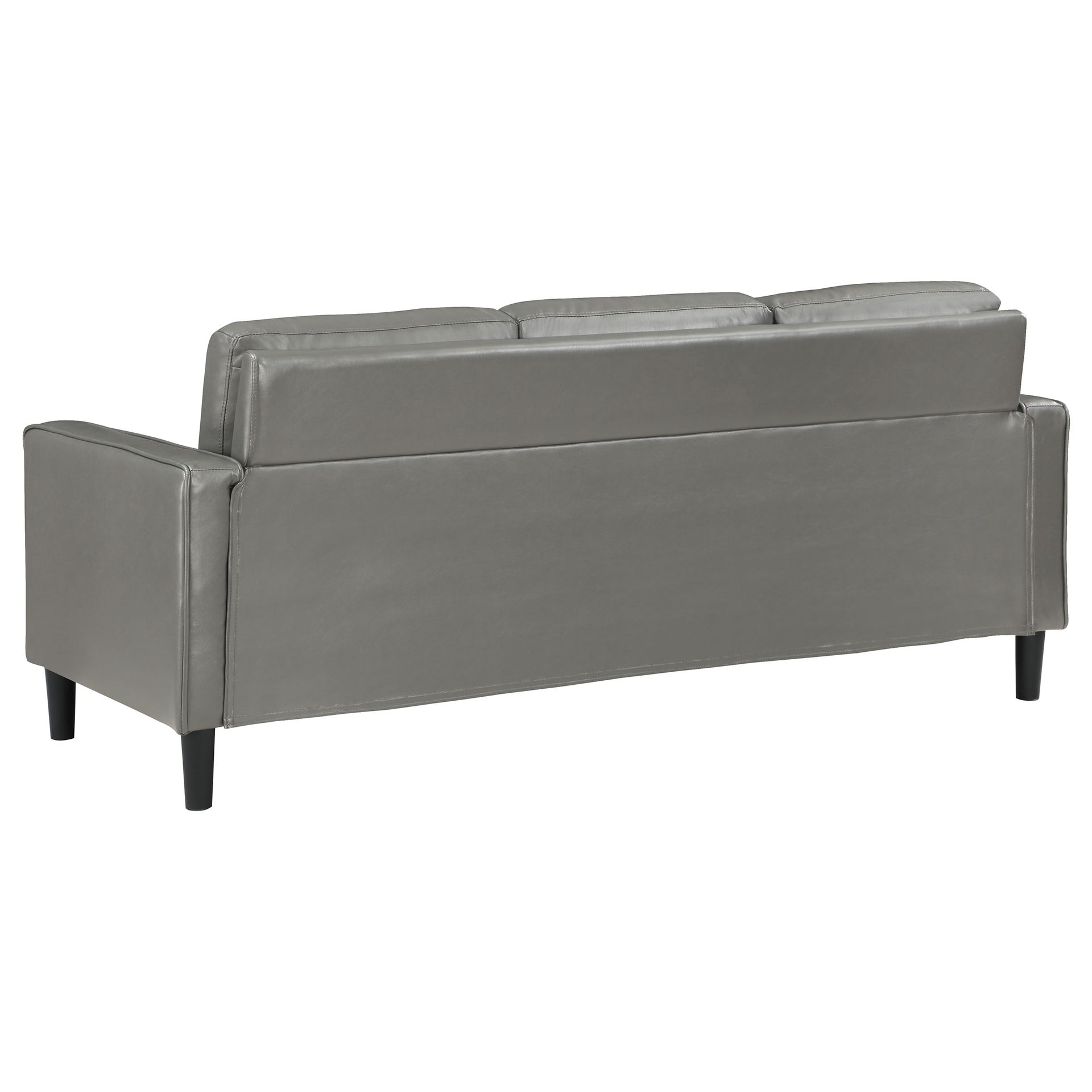 Farallone Grey 3-piece Track Arm Sofa Set