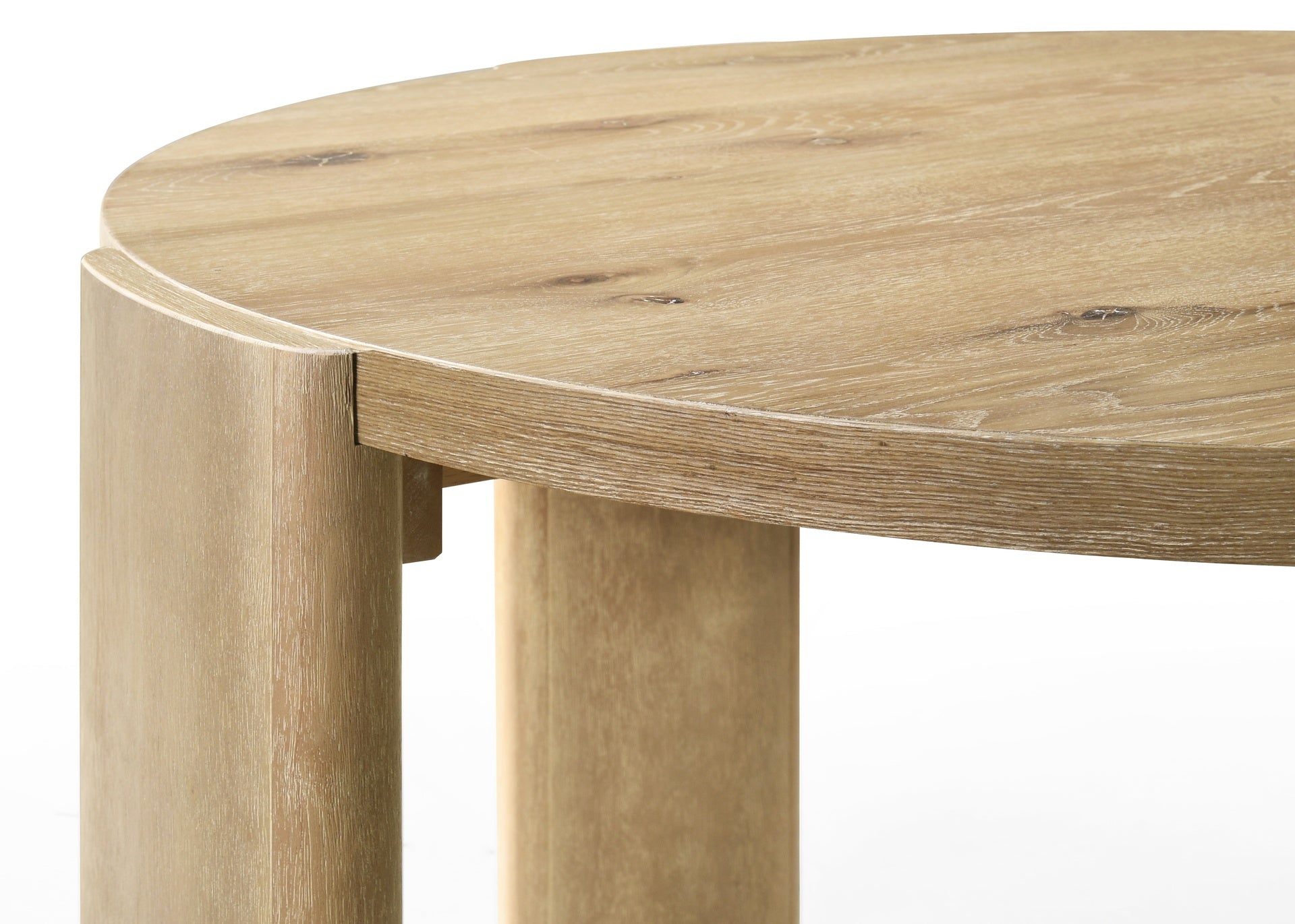 Bowen Oak Finish 47" Round Dining Table