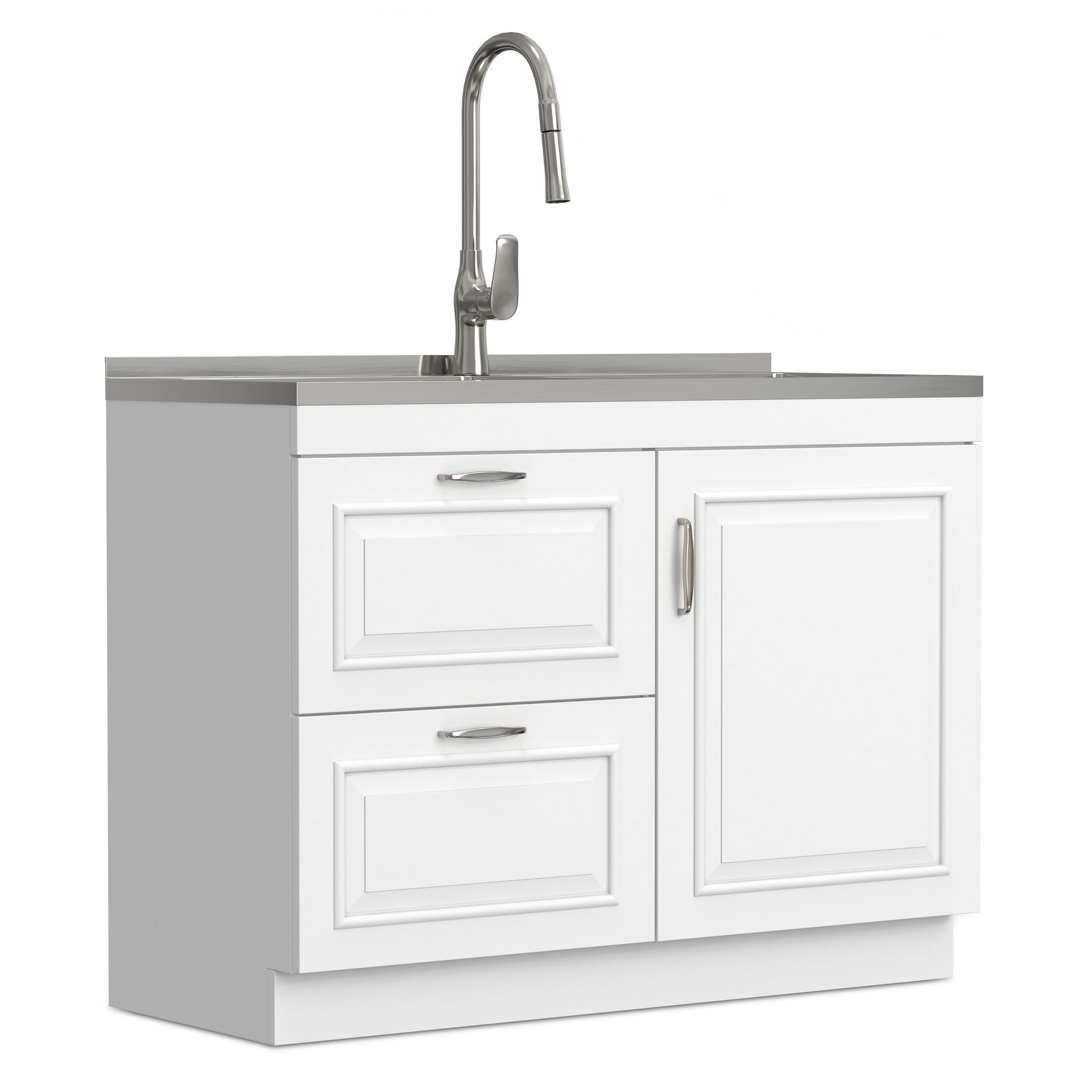 Darwin All-In-One 46-inch Laundry Utility Sink and Cabinet
