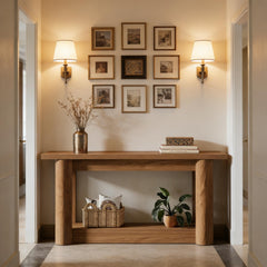 Entryway Table,2-Tier Console Table,Sofa Table