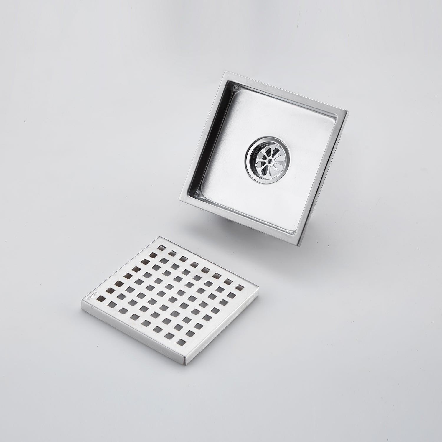 6 inch Grid Shower Floor Drain
