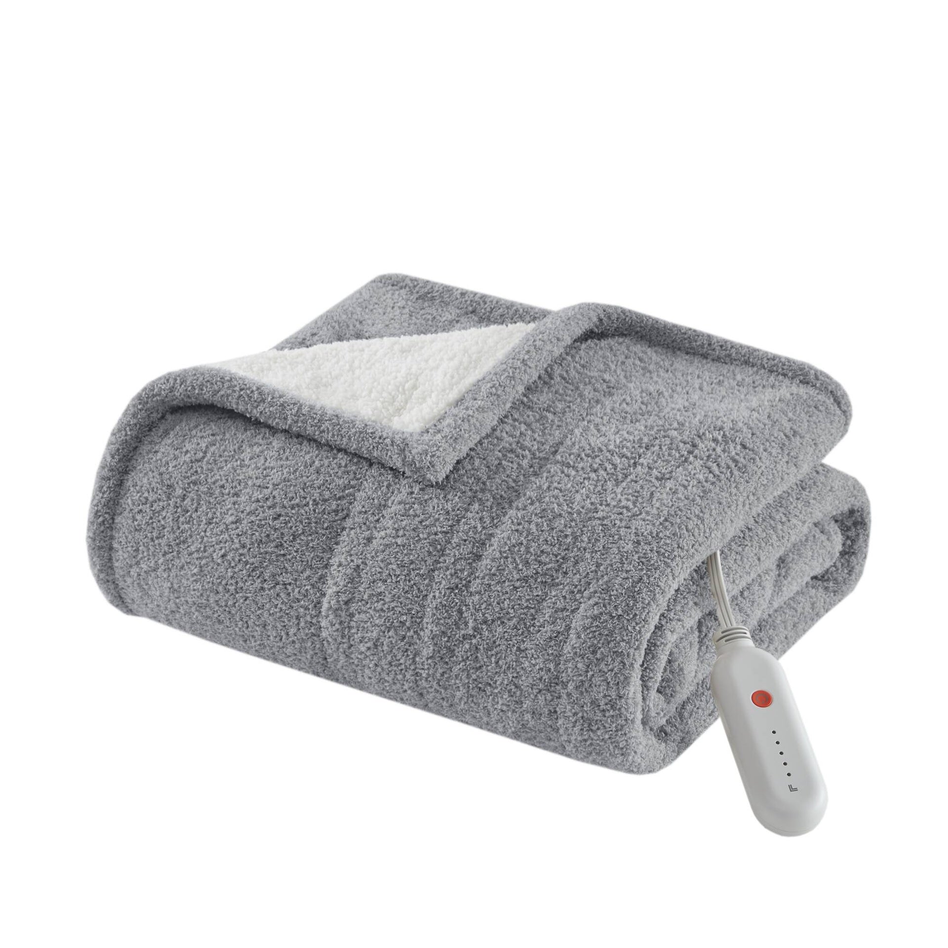 1 PCS 50x60" Dream Soft Heated Throw Grey