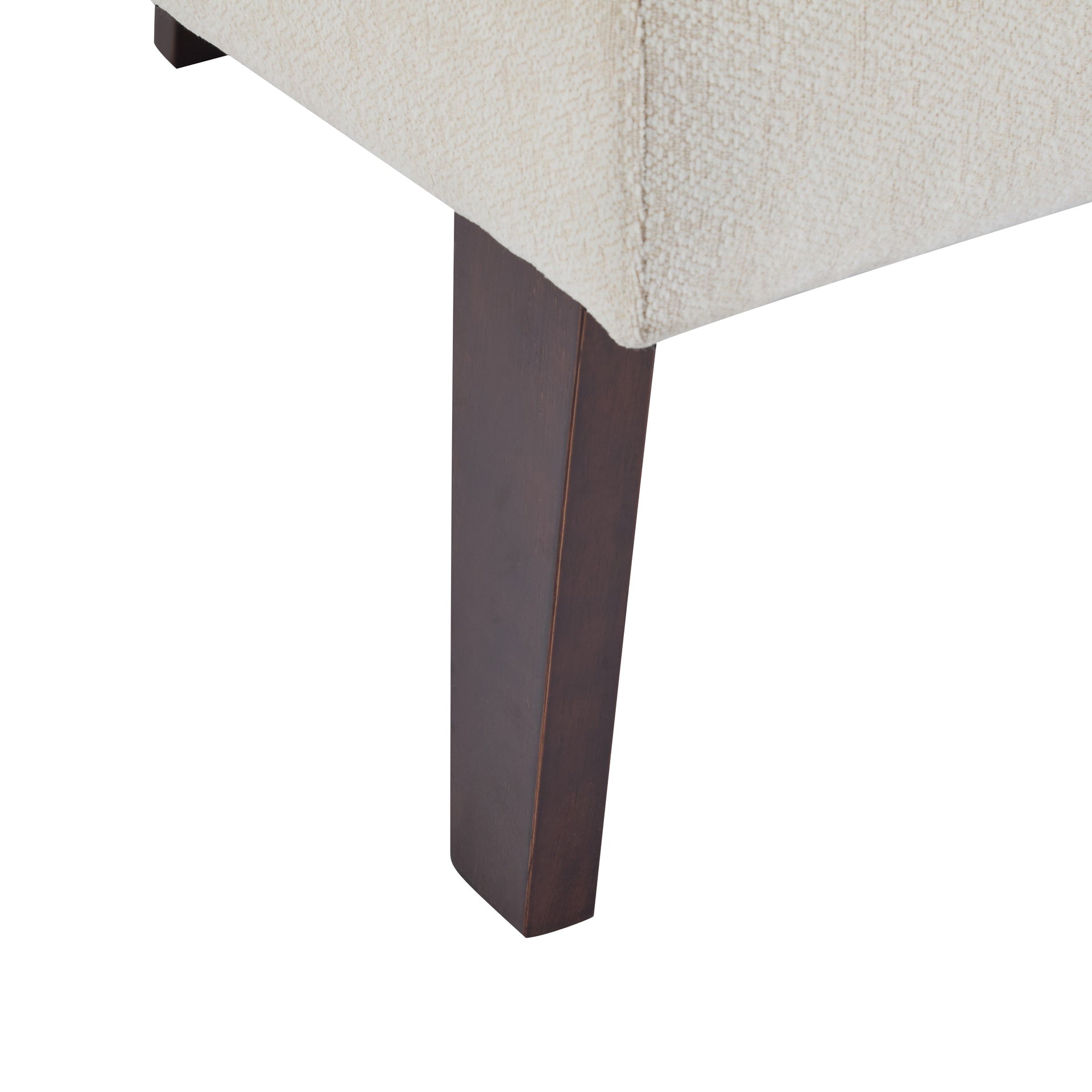 Modern Accent Chair with Round Back & Wooden Legs - Mid-Century Inspired Lounge Chair for Living Room, Bedroom, or Office - Soft Fabric Upholstery