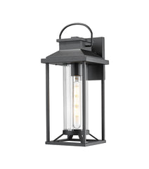 Outdoor Porch Lights, Textured Black Exterior Lighting Fixtures Wall Mount, Modern Outdoor Wall Sconce Lantern for House, Front Porch, Anti-Rust Waterproof Outdoor Garage Lights for Coach (2 pack)