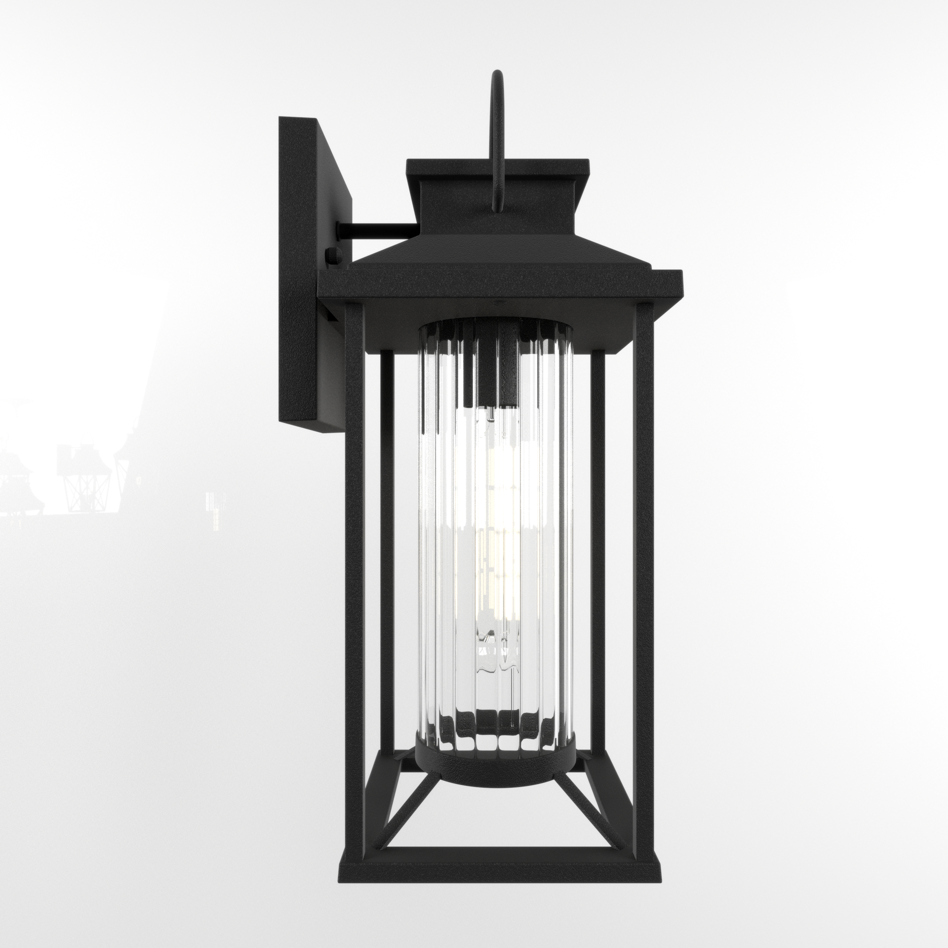 Outdoor Porch Lights, Textured Black Exterior Lighting Fixtures Wall Mount, Modern Outdoor Wall Sconce Lantern for House, Front Porch, Anti-Rust Waterproof Outdoor Garage Lights for Coach (2 pack)