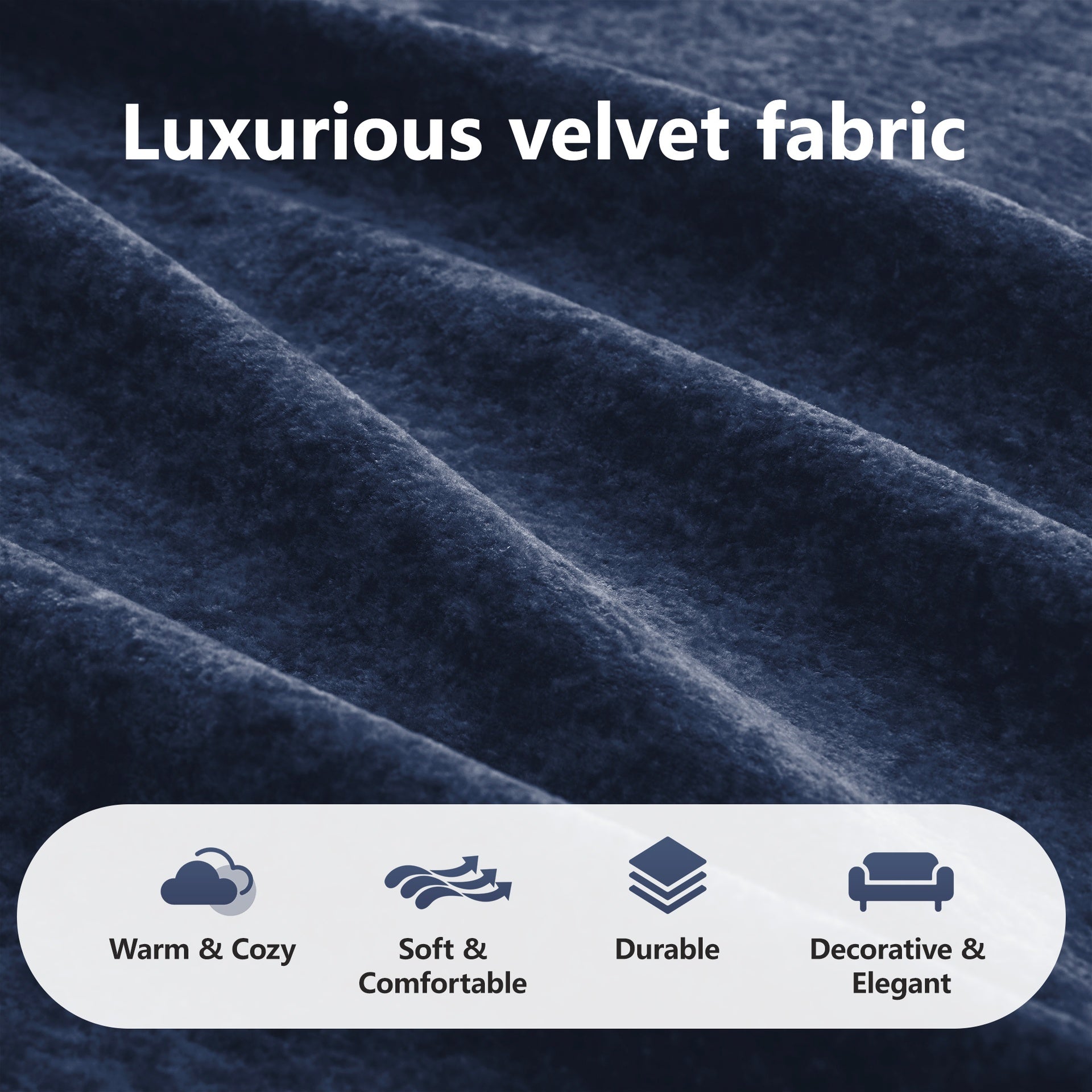 L-shaped Soft Velvet Fabric,Boneless Sofa,Tufted Design,Ergonomic Design Bottom,32D High Density Sponge,No Assembly Required Bottom,Anti-Slip Design,Movable Ottoman For Living Room,Blue