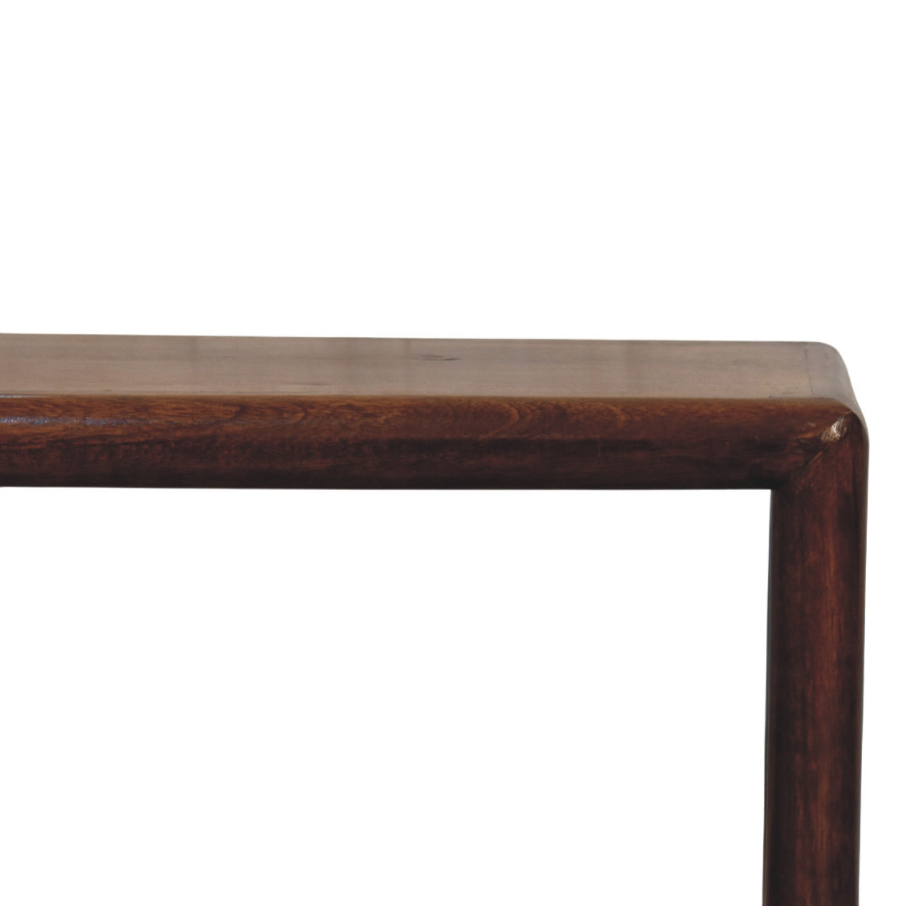 Solid Wood Bench with Lower Shelf, Brown