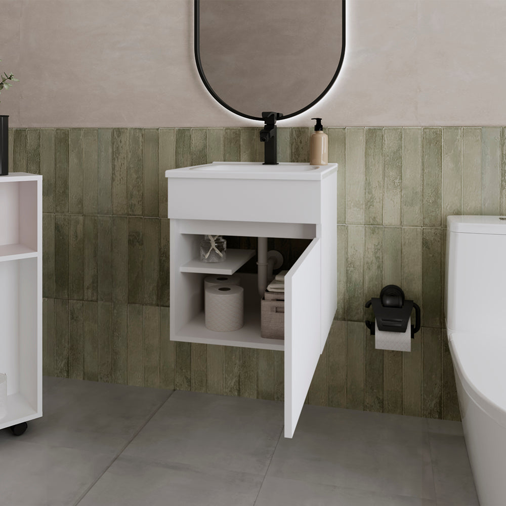 Newell Vanity Sink, Bathroom, White