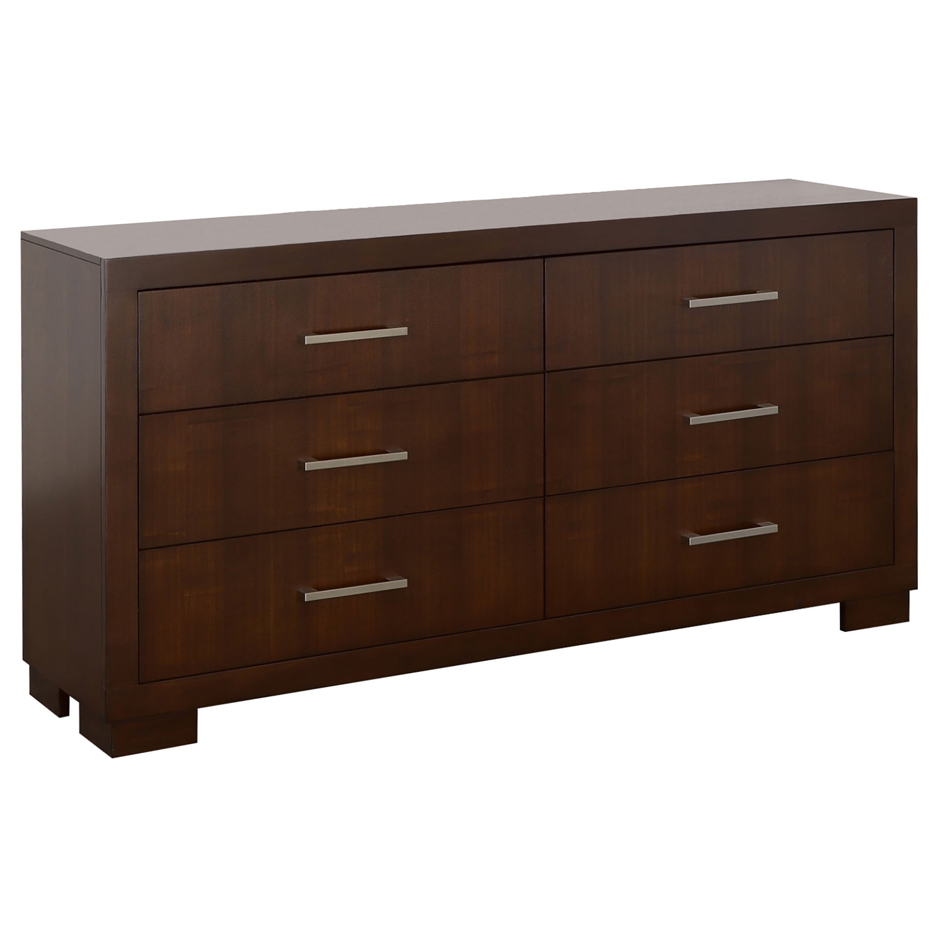 Tokyo Cappuccino 6-piece Platform Bedroom Set with 2 Nightstands