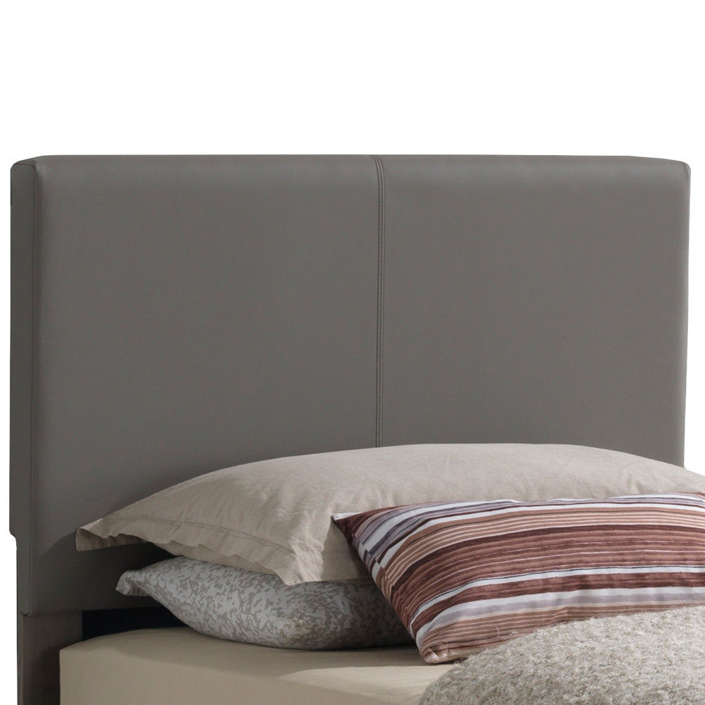 Charming Light Grey Full Bed For Cozy Spaces