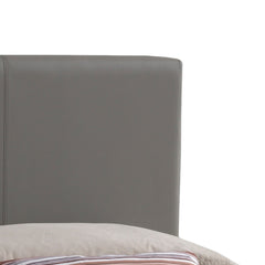 Charming Light Grey Full Bed For Cozy Spaces