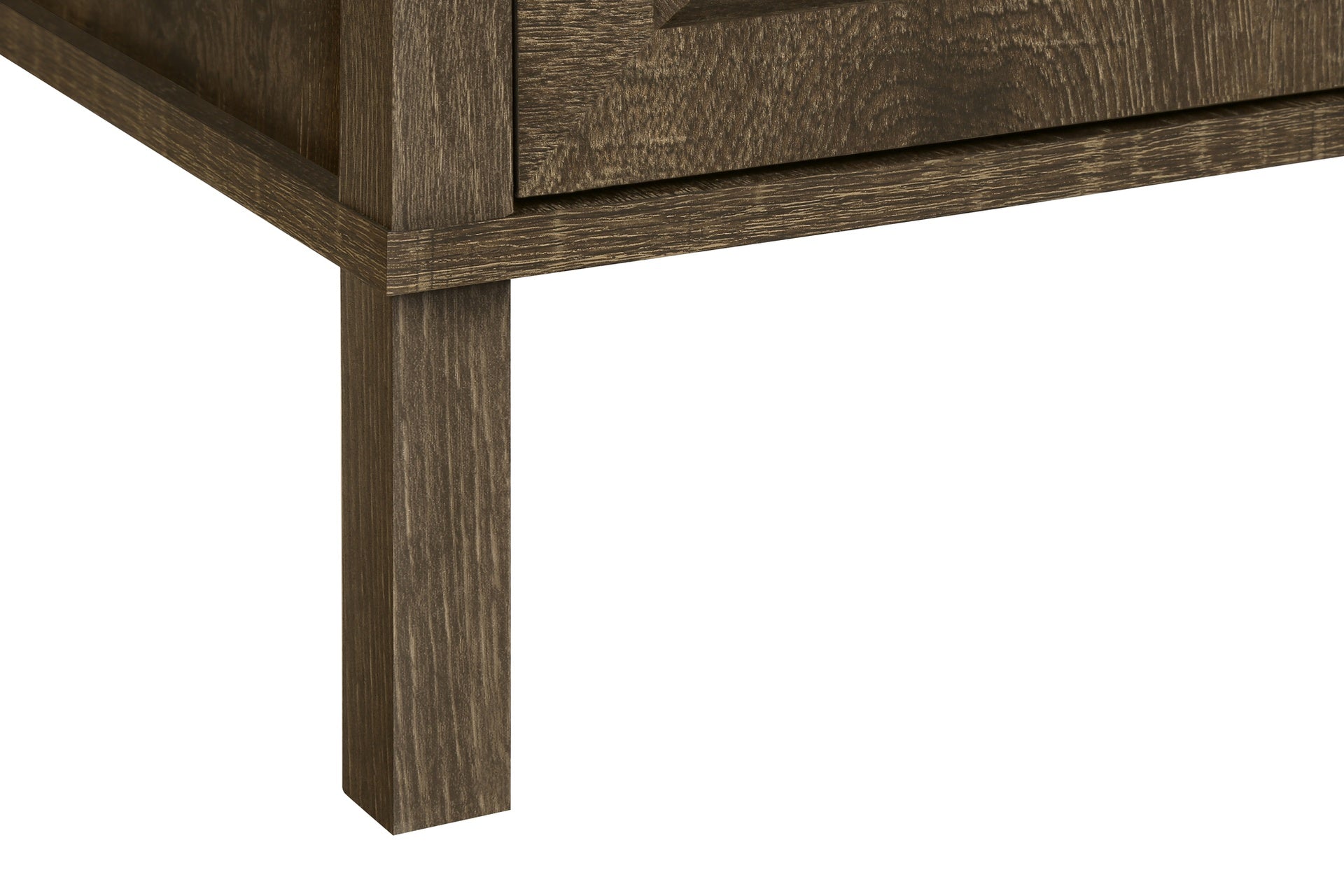 Accent Table, Side Table, End, Living Room, Small, Storage, Dark Oak Laminate, Transitional