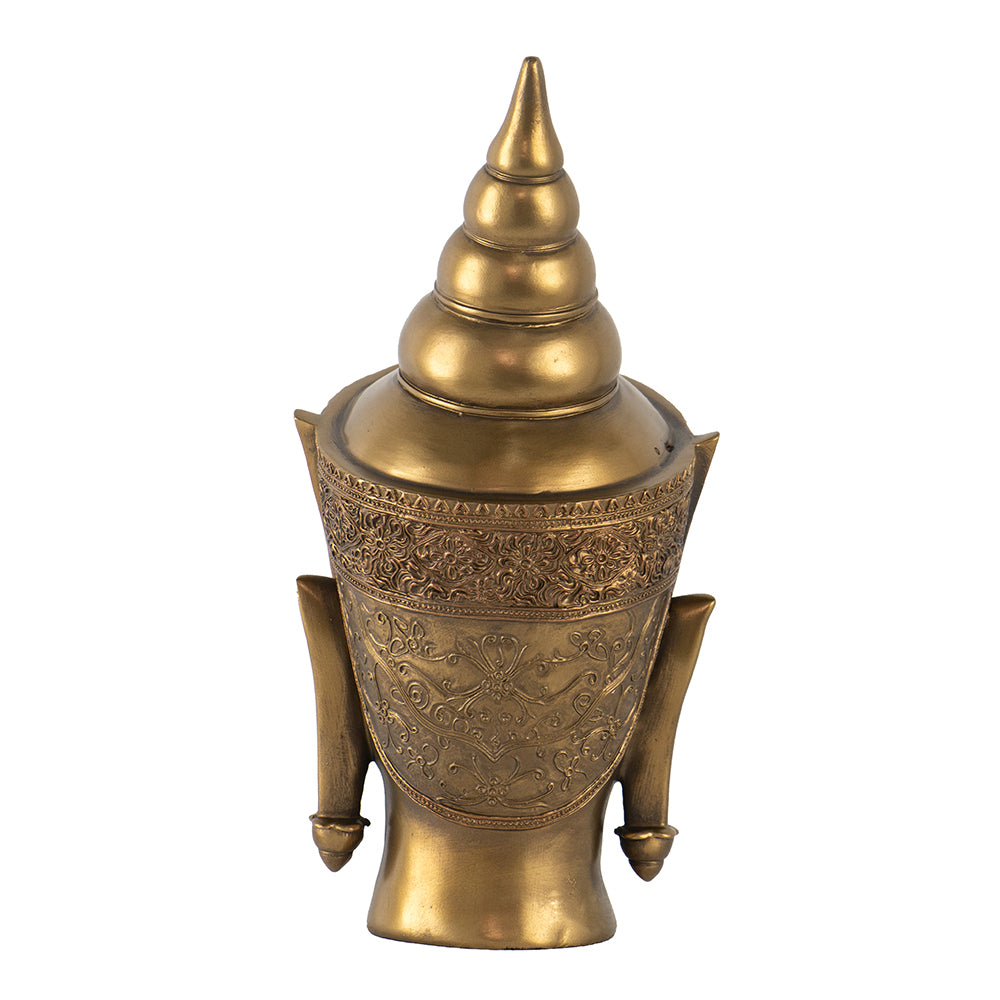 6.3x7.5x14.2" Buddha Statue Head