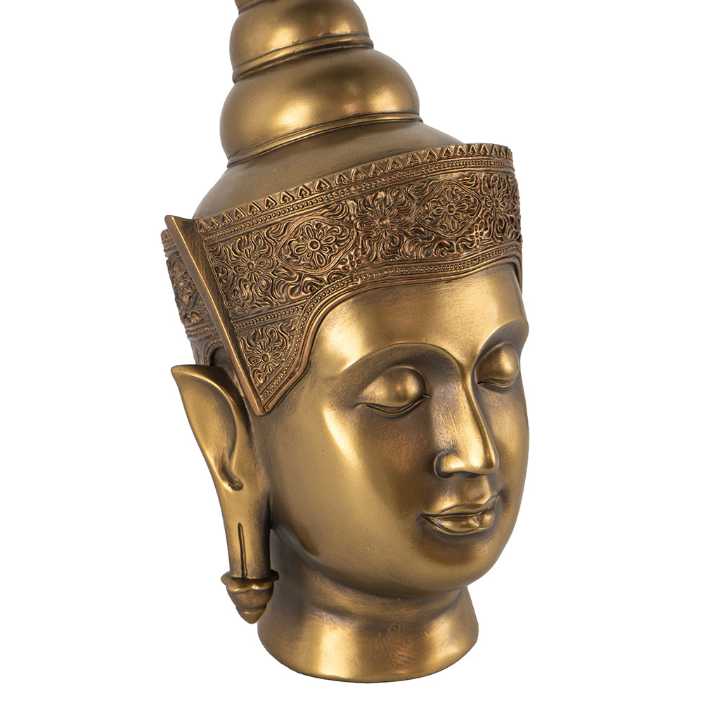 6.3x7.5x14.2" Buddha Statue Head
