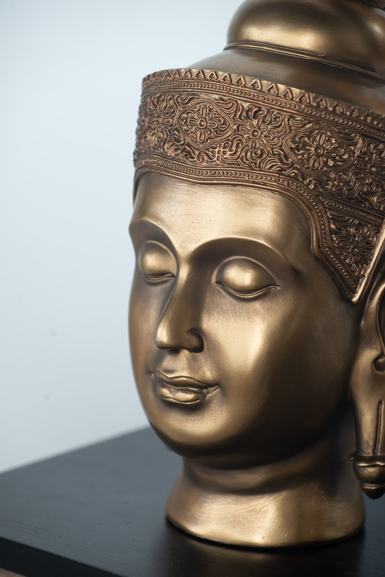 6.3x7.5x14.2" Buddha Statue Head