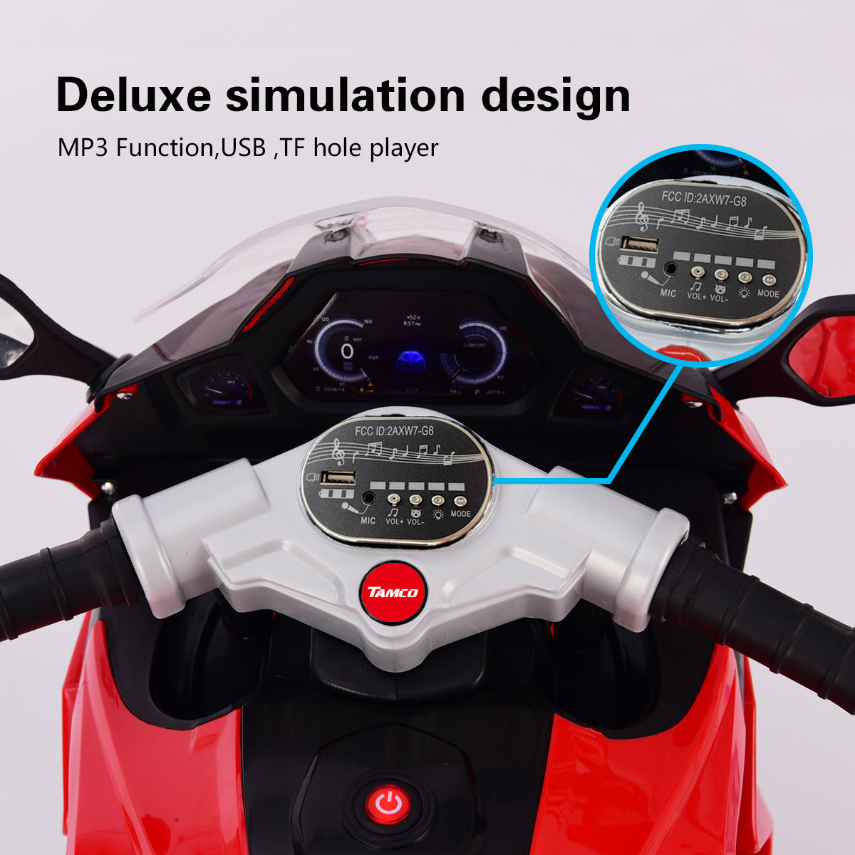 12V Kids Electric motorcycle ,ride on motorcycle,Three lighting wheels Kids electric toys Boys Girls Motorcycle, Children Battery Motor Bikes Rechargeable 3 Wheels Ride on  Electric Motorcycle