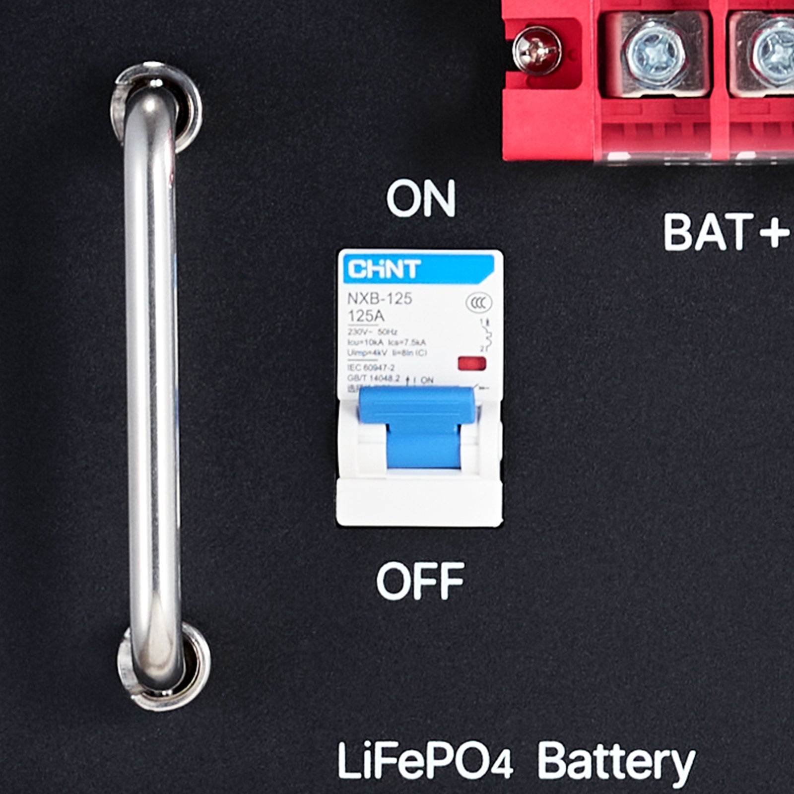 48V 100Ah LiFePO4 Lithium Battery, Built-in 100A BMS, 51.2V Server Rack LiFePO4 Battery with Bluetooth, 5.12kWh Capacity, Max 6000 Cycles, LCD Display, for Off-Grid, Solar System, Backup Power