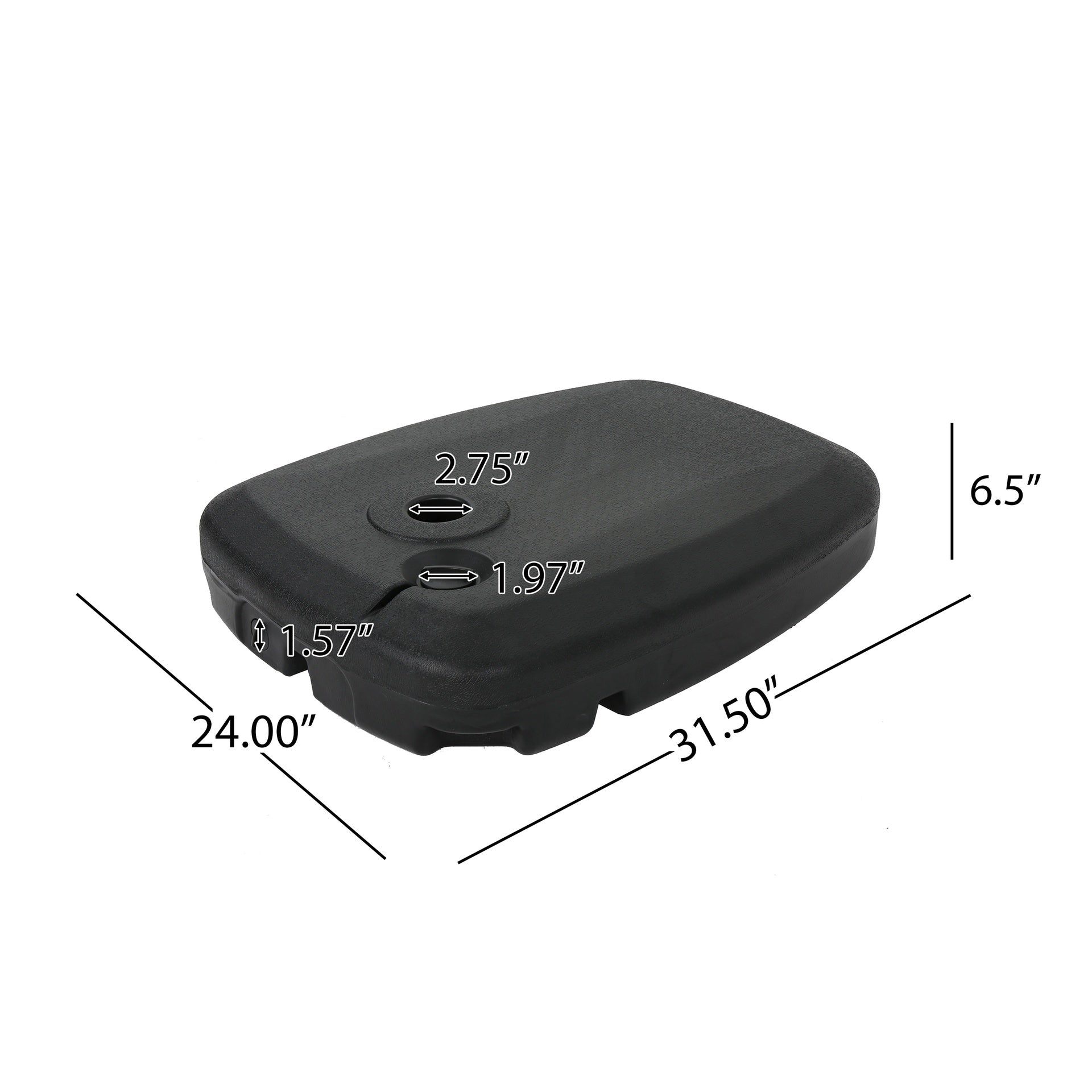 SIESTA PLASTIC UMBRELLA BASE