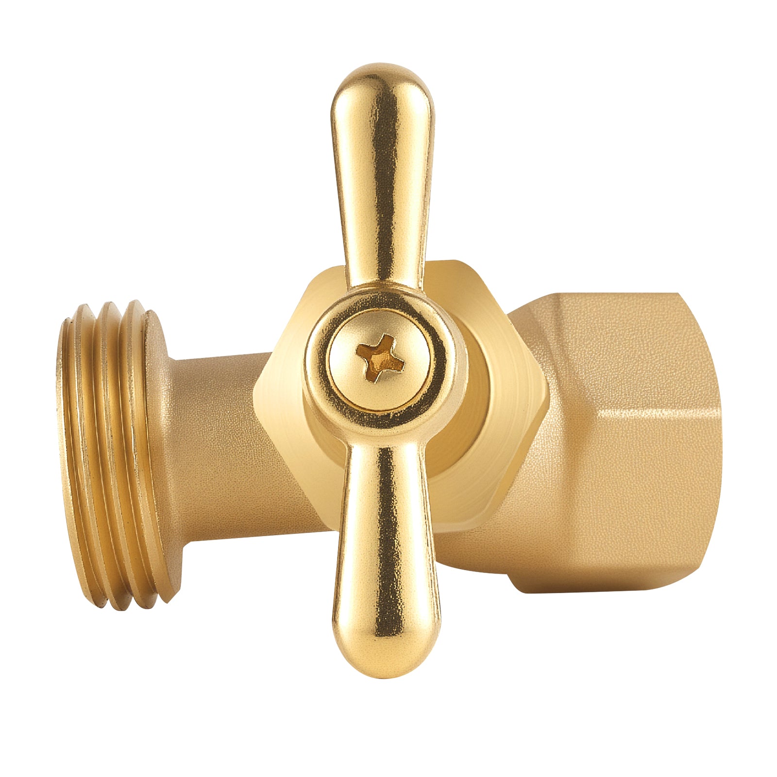 Hose Bibb 1/2" FIP x 3/4" MHT Connection Brass Outdoor Water Faucet Spigot