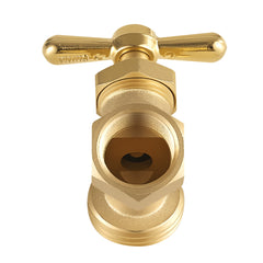 Hose Bibb 1/2" FIP x 3/4" MHT Connection Brass Outdoor Water Faucet Spigot