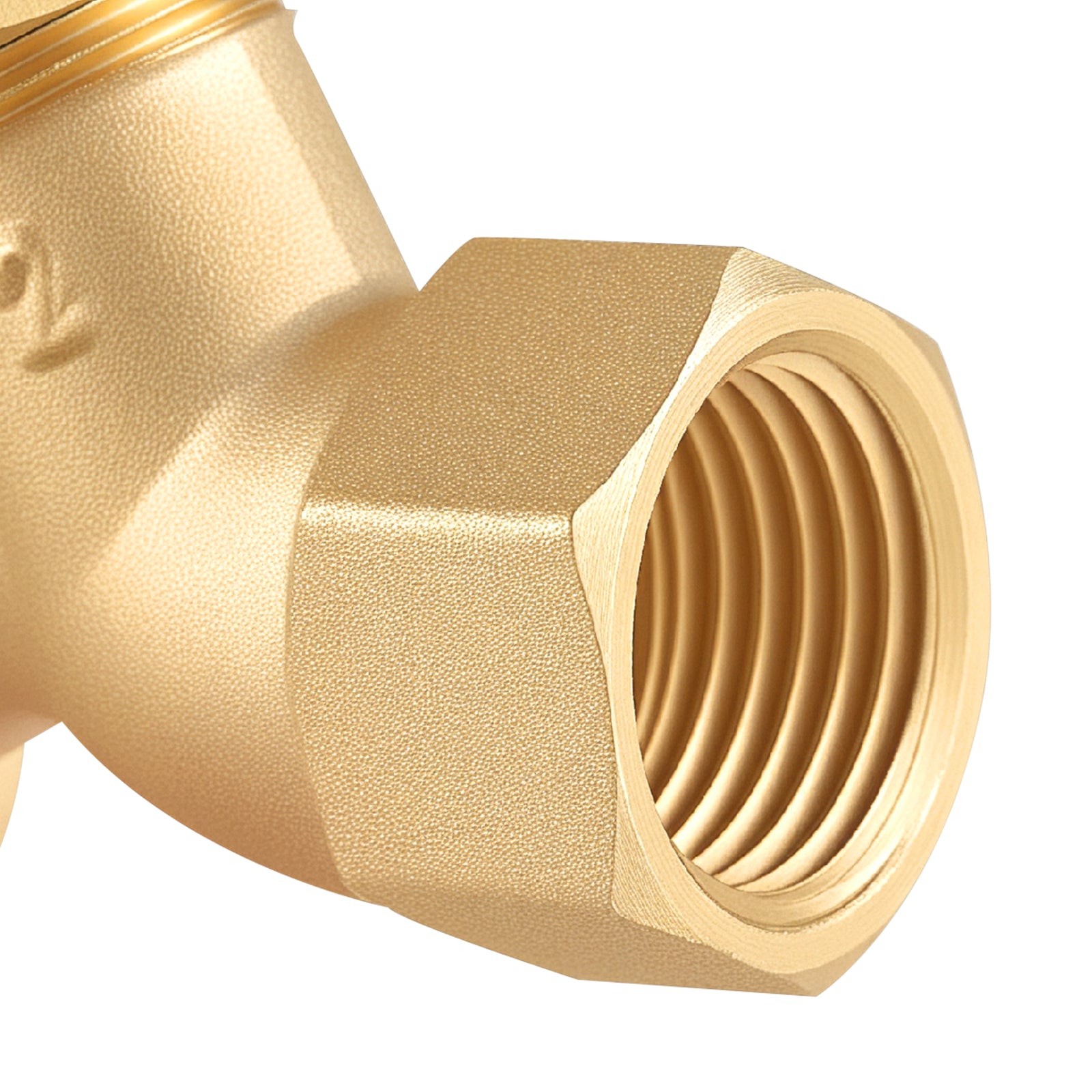 Hose Bibb 1/2" FIP x 3/4" MHT Connection Brass Outdoor Water Faucet Spigot