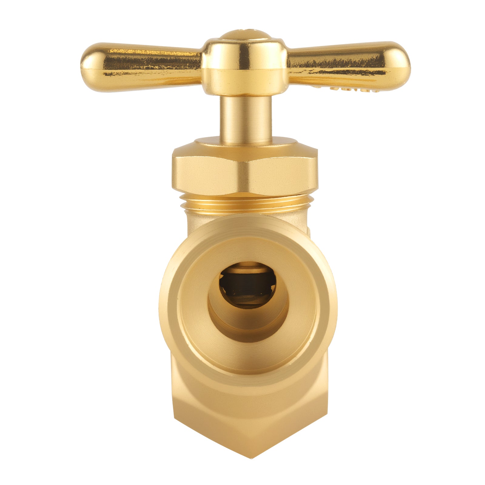 Hose Bibb 1/2" FIP x 3/4" MHT Connection Brass Outdoor Water Faucet Spigot