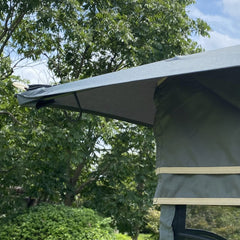 13x10 Outdoor Patio Gazebo Canopy Tent With Ventilated Double Roof And Mosquito net(Detachable Mesh Screen On All Sides),Suitable for Lawn, Garden, Backyard and Deck,Gray Top