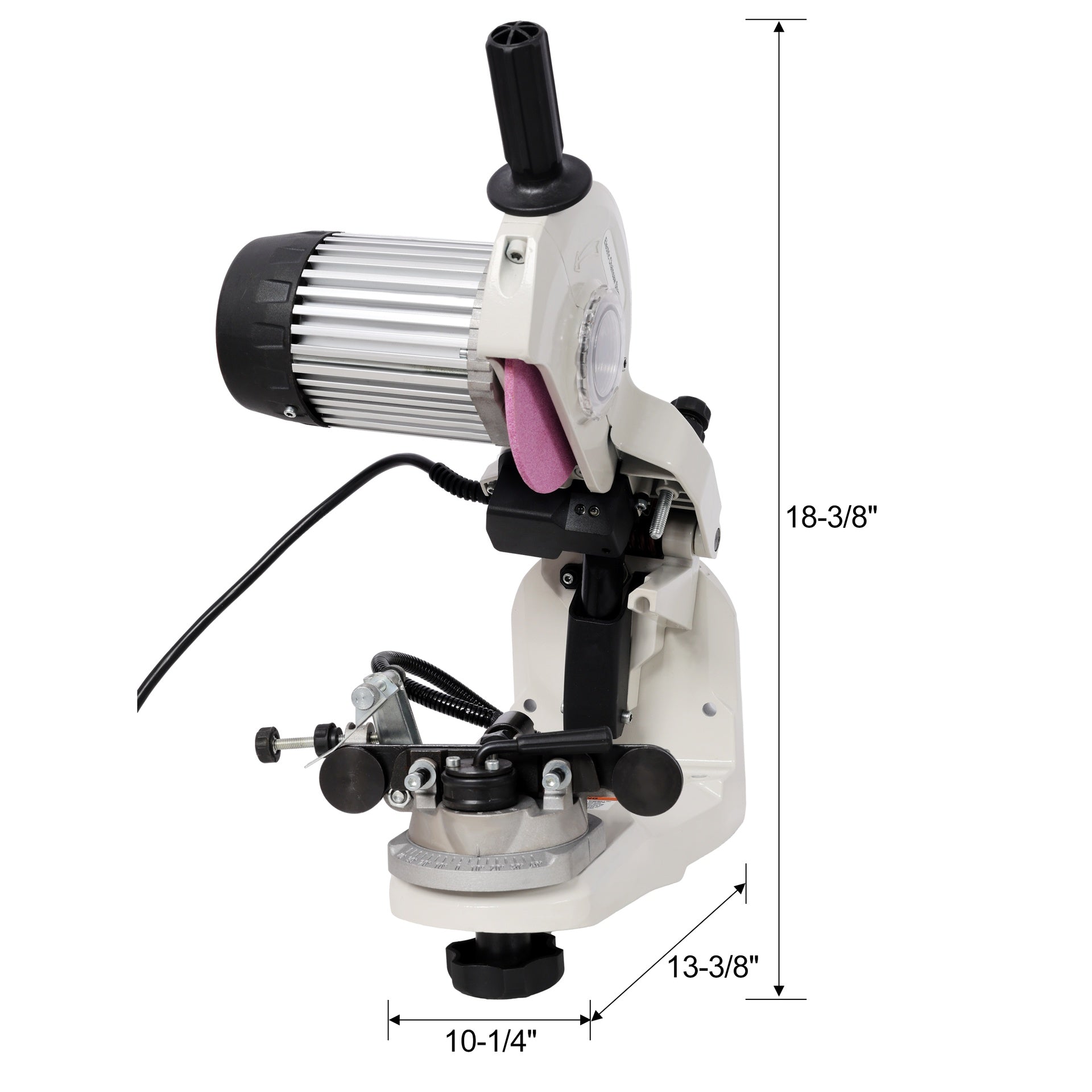 Electric Chainsaw Sharpener With Hydraulic Assist,120-Volt Bench Grinder Universal Saw Chain Sharpener