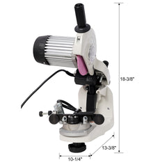 Electric Chainsaw Sharpener With Hydraulic Assist,120-Volt Bench Grinder Universal Saw Chain Sharpener