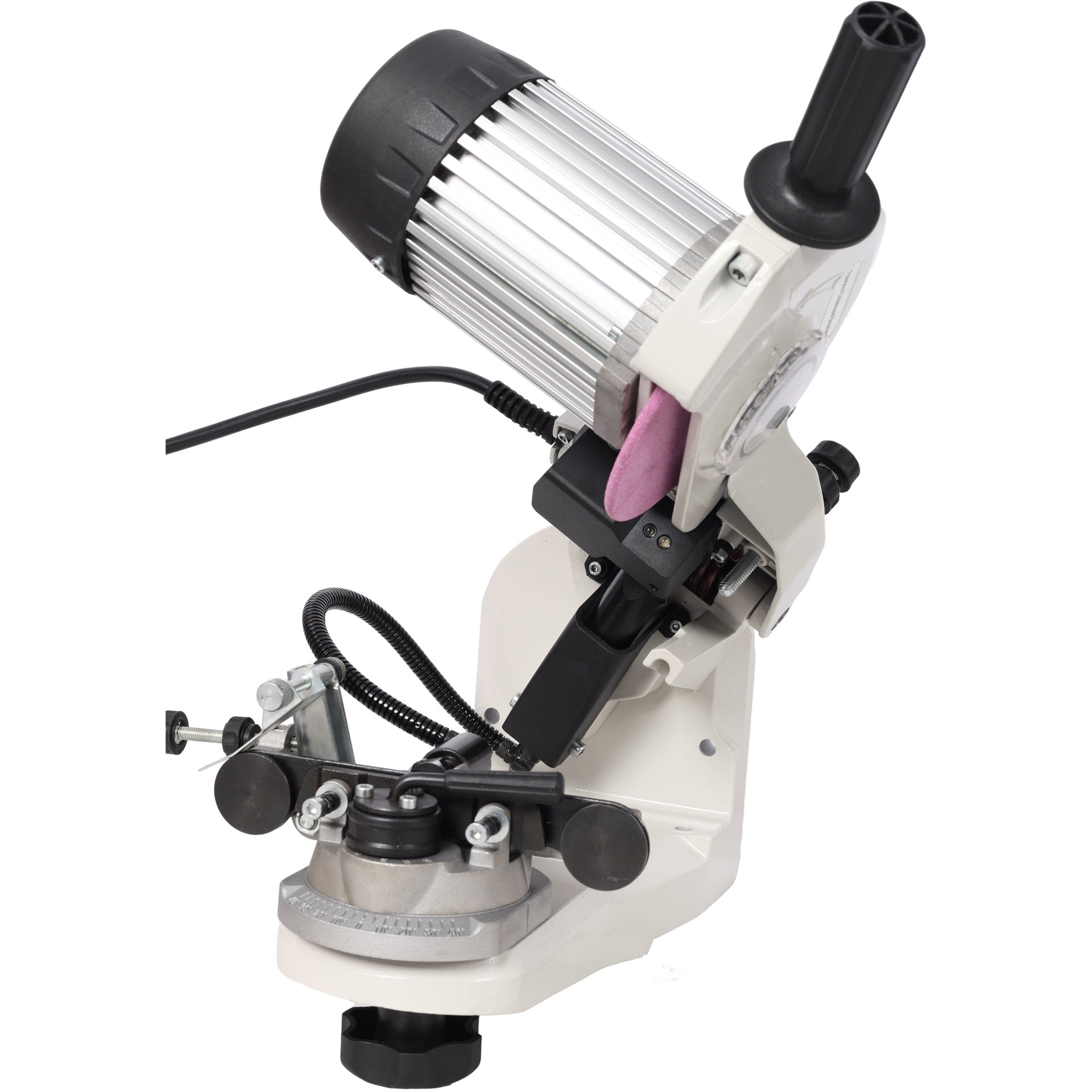 Electric Chainsaw Sharpener With Hydraulic Assist,120-Volt Bench Grinder Universal Saw Chain Sharpener