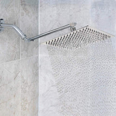 Chrome 10" Square Rainfall & High Pressure Stainless Steel Bath Shower head