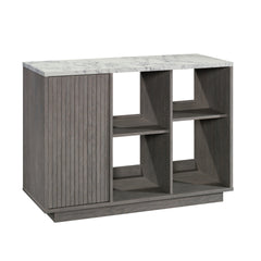 Accent Storage Cabinet with Adjustable Shelves, Gray finish