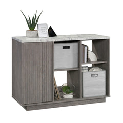 Accent Storage Cabinet with Adjustable Shelves, Gray finish
