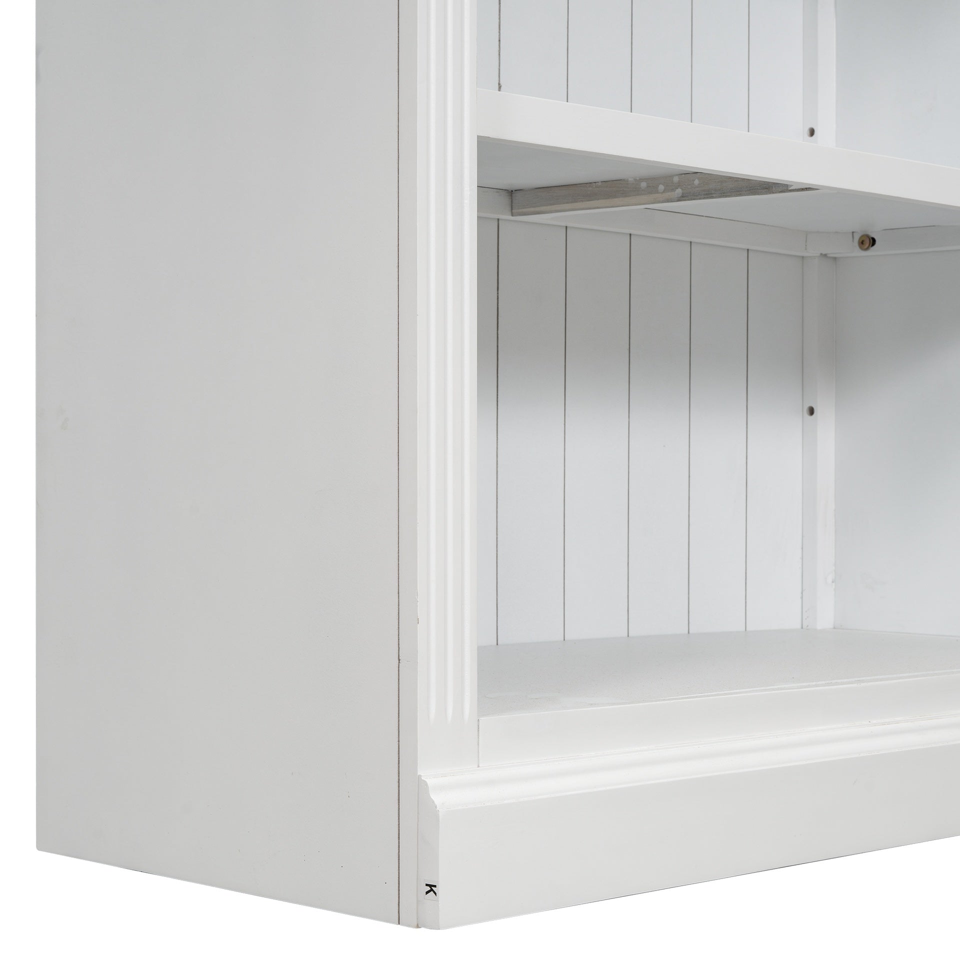 83.4" Tall Wood Bookcase with light strip,5-Tier Decor Bookshelves with Adjustable Shelves,Storage Organizer for CDs/Books,Free Standing Storage Shelves for Living Room,Home Office,White