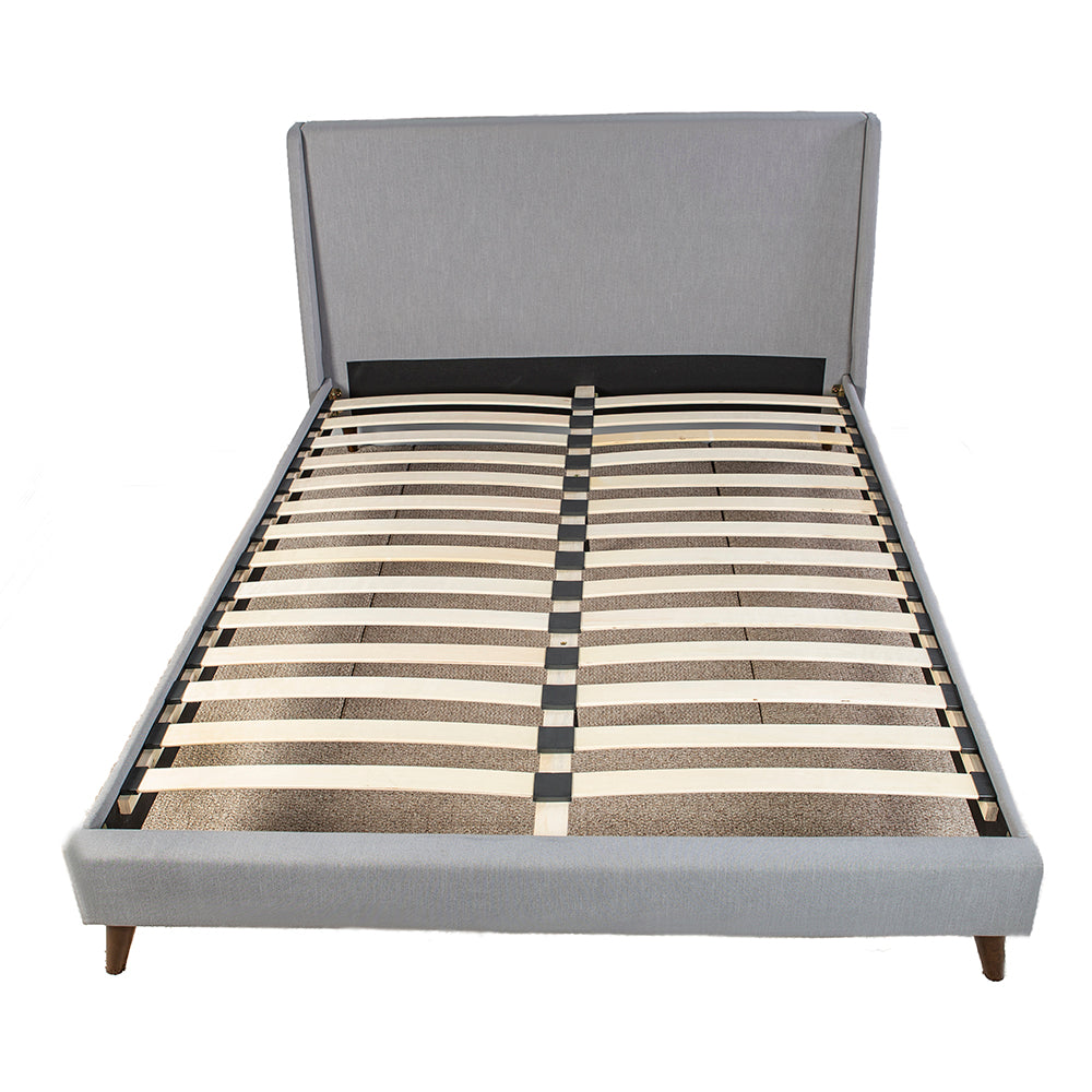 King Upholstered Bed With 2 Nightstands