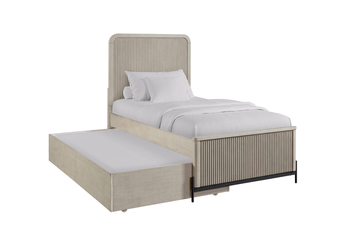 Full Over Twin Trundle Bed - Taupe