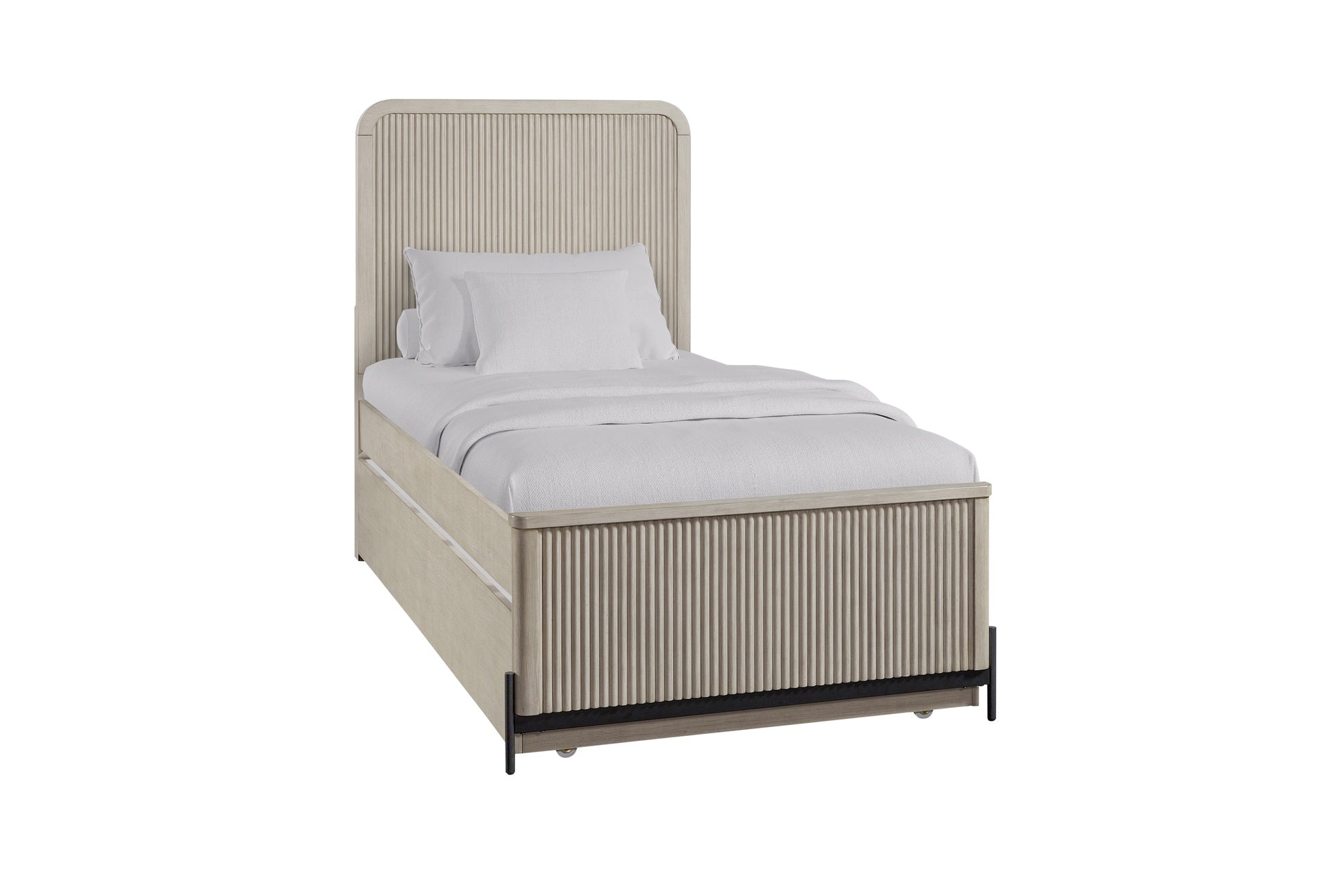 Full Over Twin Trundle Bed - Taupe