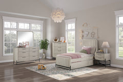 Full Over Twin Trundle Bed - Taupe