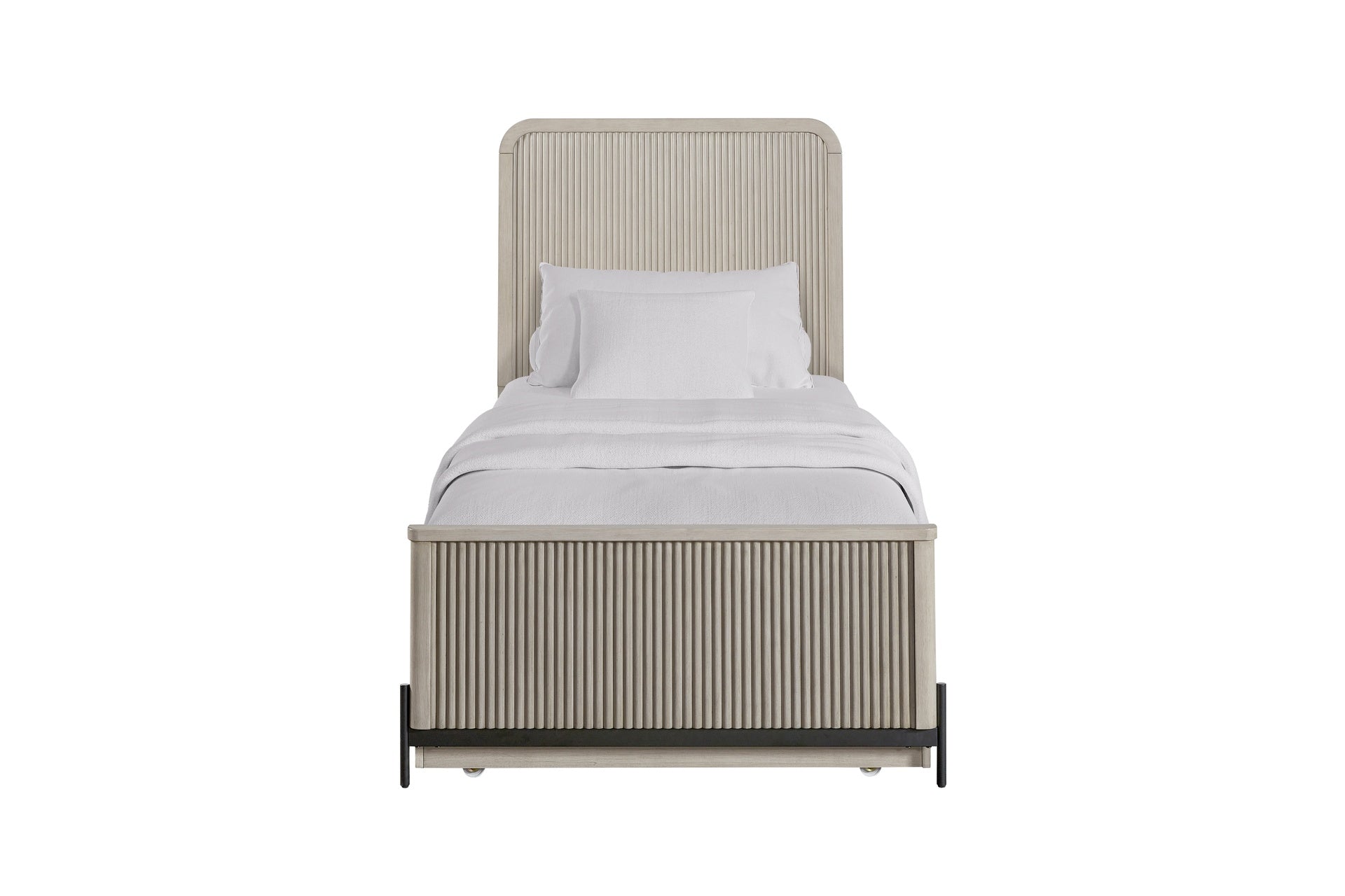 Full Over Twin Trundle Bed - Taupe