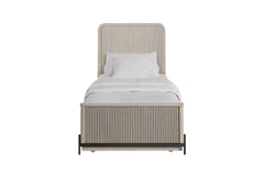 Full Over Twin Trundle Bed - Taupe