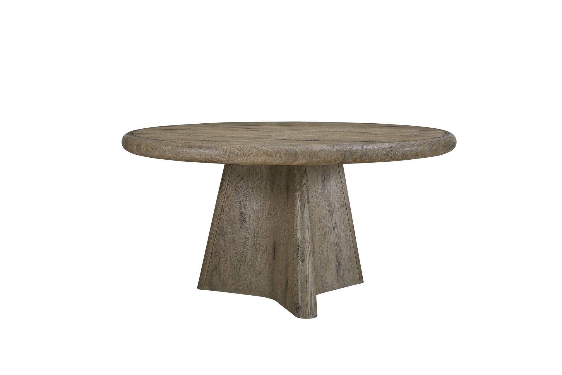 Round Standard Height Table - English Knotty Oak
