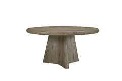 Round Standard Height Table - English Knotty Oak