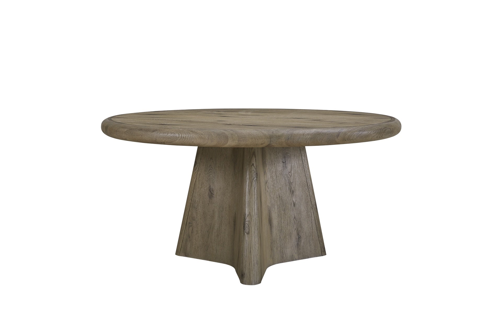Round Standard Height Table - English Knotty Oak