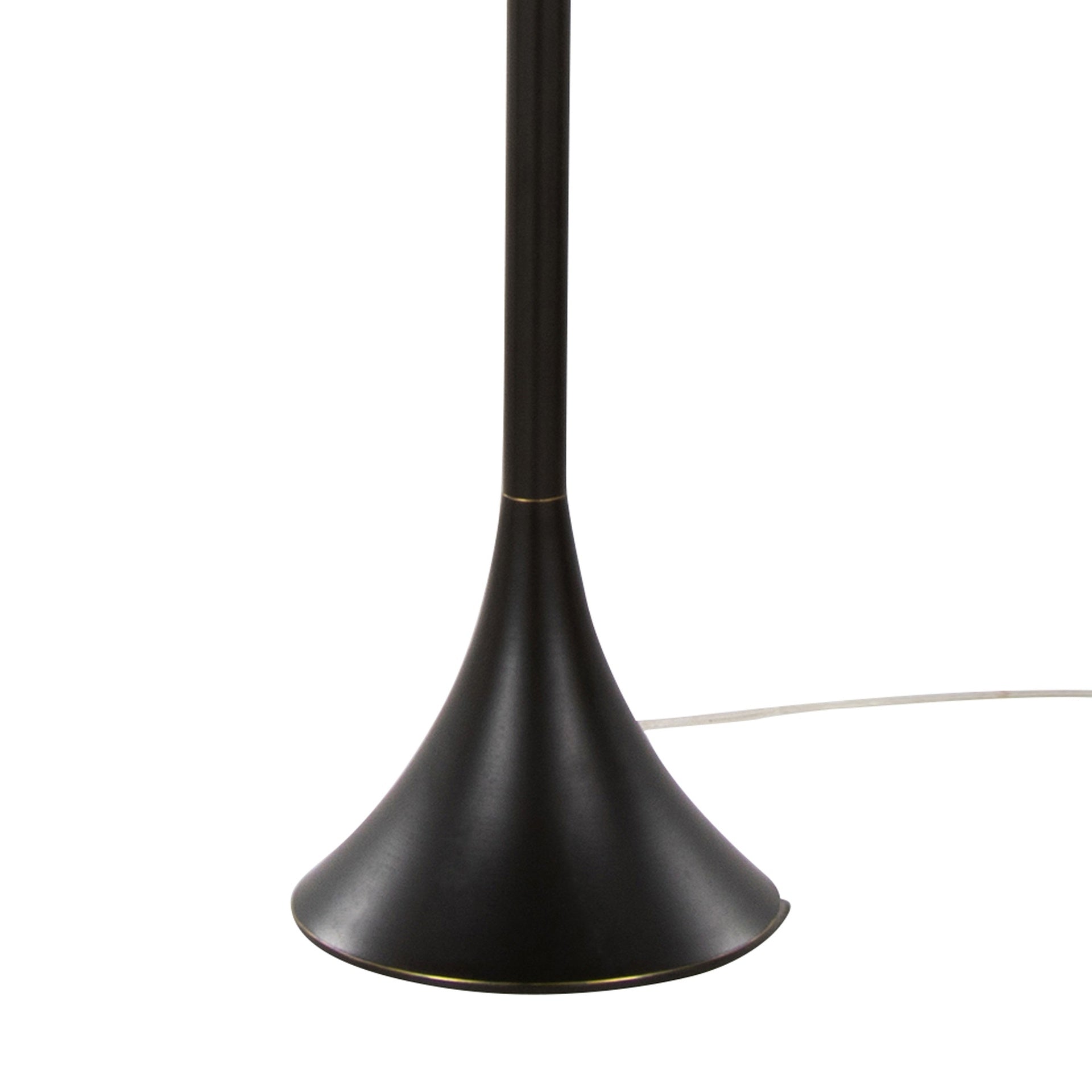 Lenuxe 65" Contemporary Metal Floor Lamp in Oil Rubbed Bronze with Natural Linen Shade from Grandview Gallery by LumiSource