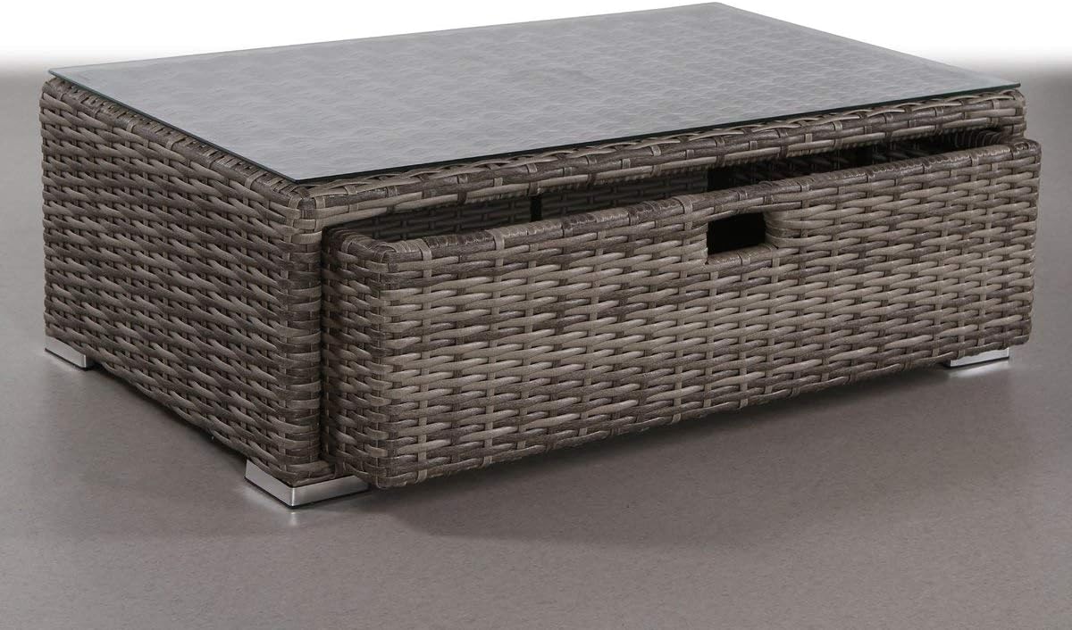 Fully Assembled Glass Outdoor Coffee Table