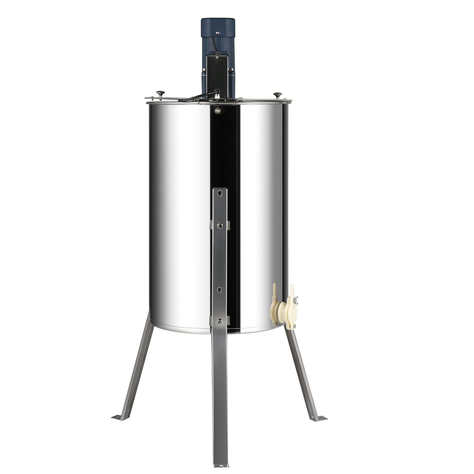 Electric Honey Extractor, 2/4 Frames Honey Spinner Extractor, Stainless Steel Beekeeping Extraction, Apiary Centrifuge Equipment with Height Adjustable Stand, Honeycomb Drum Spinner with Lid