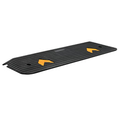 Upgraded Rubber Threshold Ramp, 1" Rise Wheelchair Ramp Doorway, Natural Curb Ramp Rated 33069 lbs Load Capacity, Non-Slip Textured Surface Rubber Curb Ramp for Wheelchair and Scooter