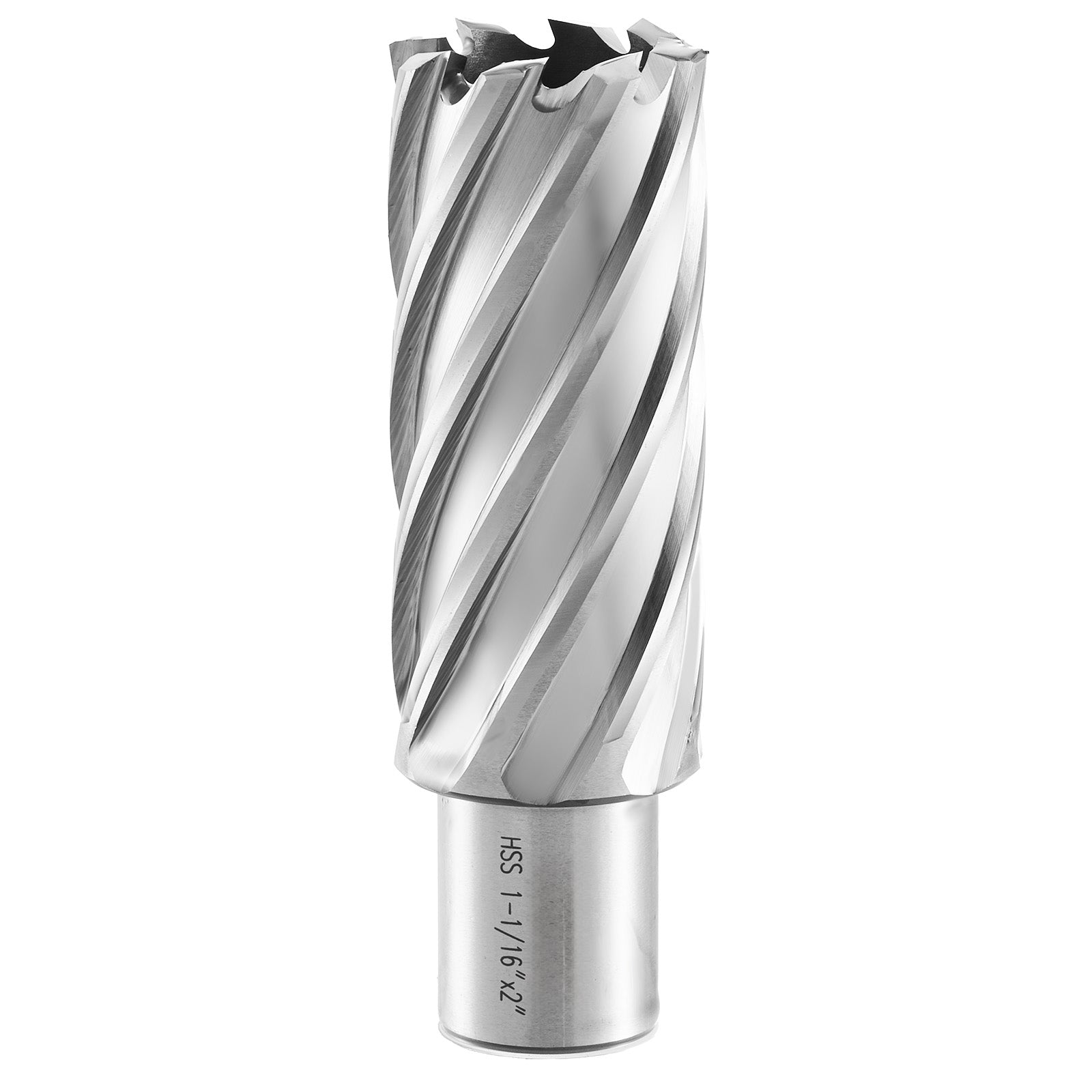 nnular Cutter Set, 13 pcs Weldon Shank Mag Drill Bits, 7/16" to 1-1/16" Cutting Diameter, 2" Cutting Depth, M2AL HSS, with 2 Pilot Pins, Hex Wrench and Portable Case, for Using with Magnetic Dr