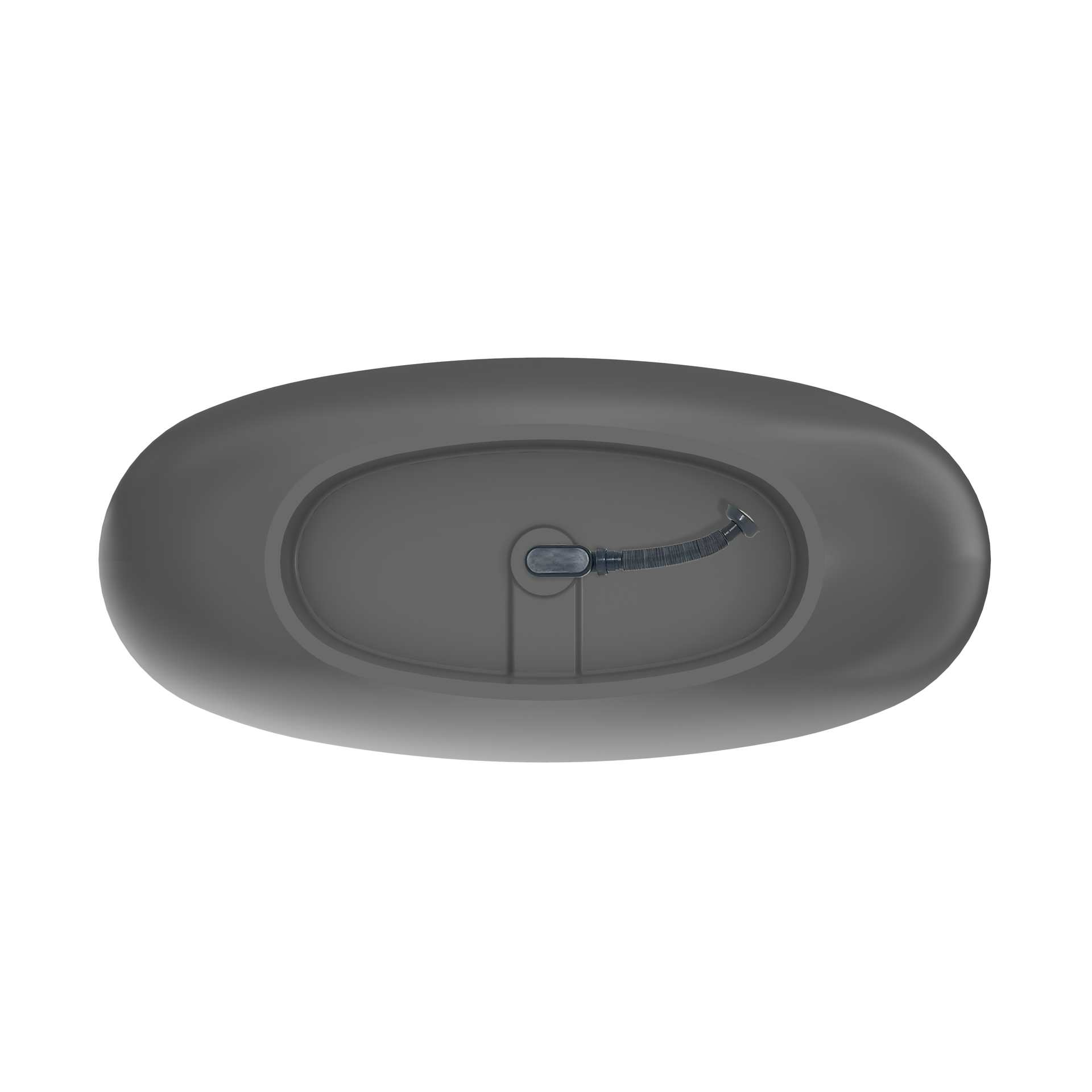 65.2 inch freestanding solid surface soaking bathtub for bathroom